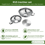 RVS Trechter Set met Zeef