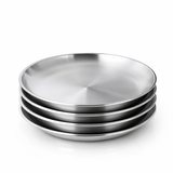 Luxe Kleine RVS Borden Set (4-delig) - 14cm