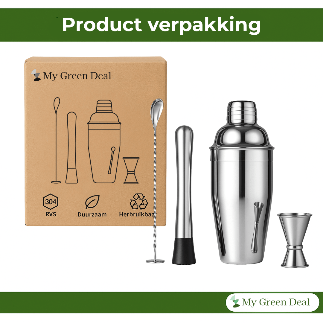 RVS Cocktailset (compleet) - My Green Deal