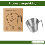 RVS Espresso Schenkkan Zilver - 100ml - My Green Deal