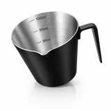 RVS Espresso Schenkkan Zwart - 100ml - My Green Deal