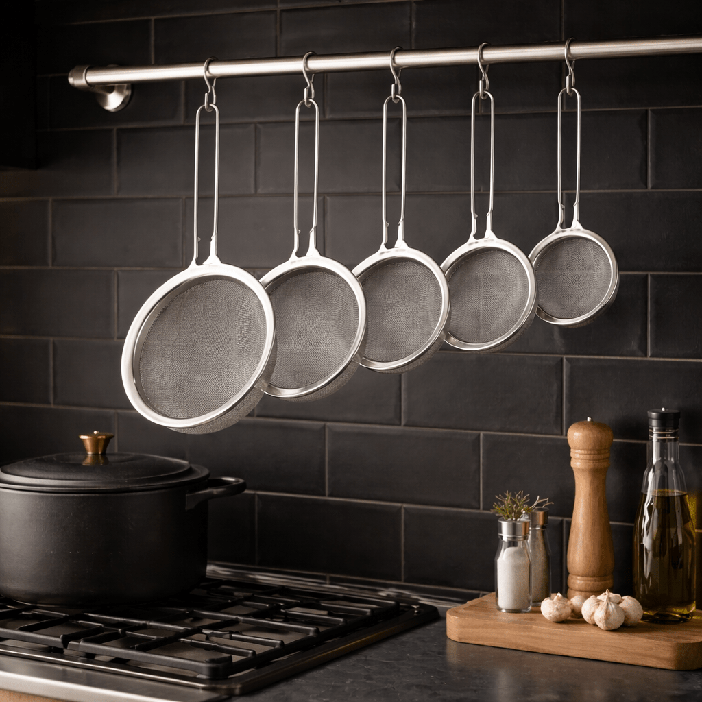 RVS fijne zeef set 5 stuks - My Green Deal