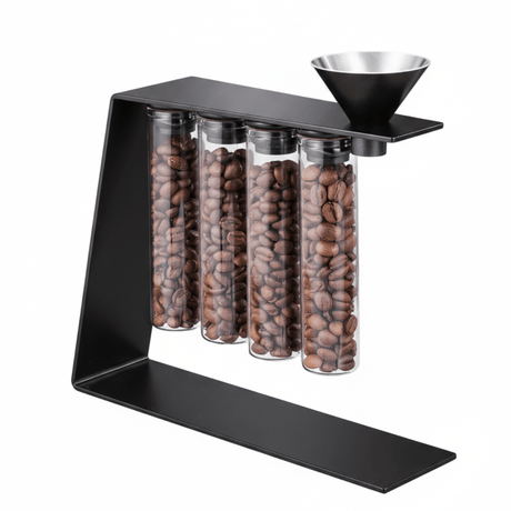 RVS koffieboonhouder zwart - My Green Deal