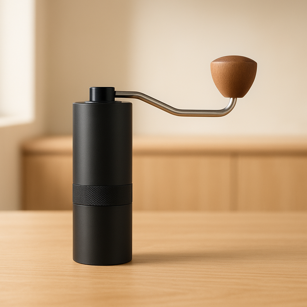 RVS Koffiemolen Handmatig Zwart