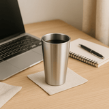 RVS langwerpige dubbelwandige Bekers 350ml– Set van 4 - My Green Deal