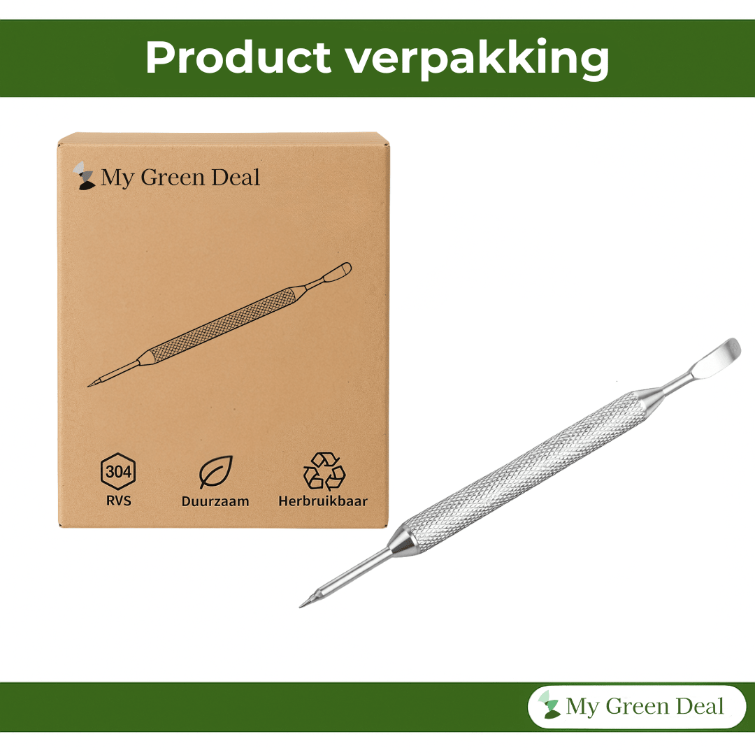 RVS latte art pen zilver - My Green Deal