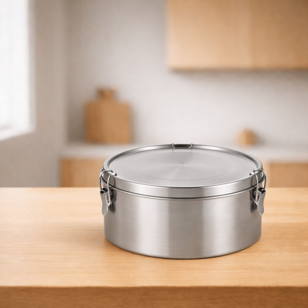 RVS Lunchbox rond 1800ml - My Green Deal