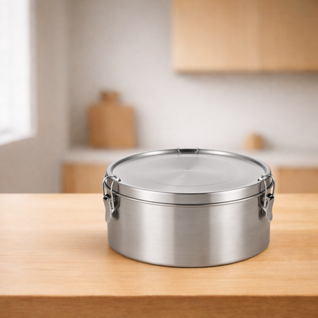 RVS Lunchbox rond 1800ml