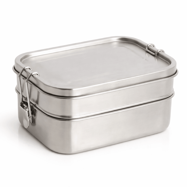 RVS lunchbox 760+1200ml - My Green Deal
