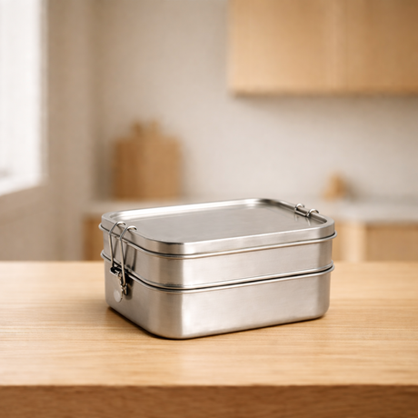 RVS lunchbox 760+1200ml