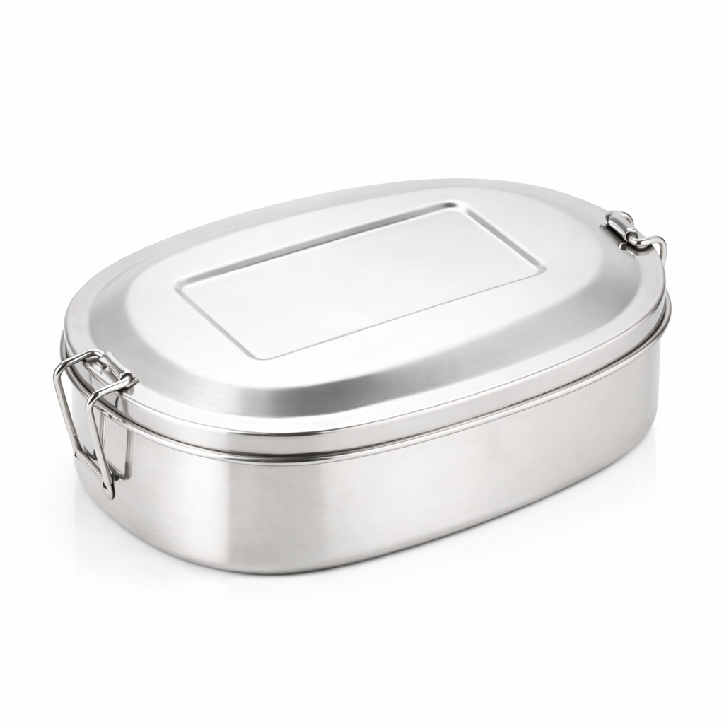 RVS lunchbox ovaal 500ml