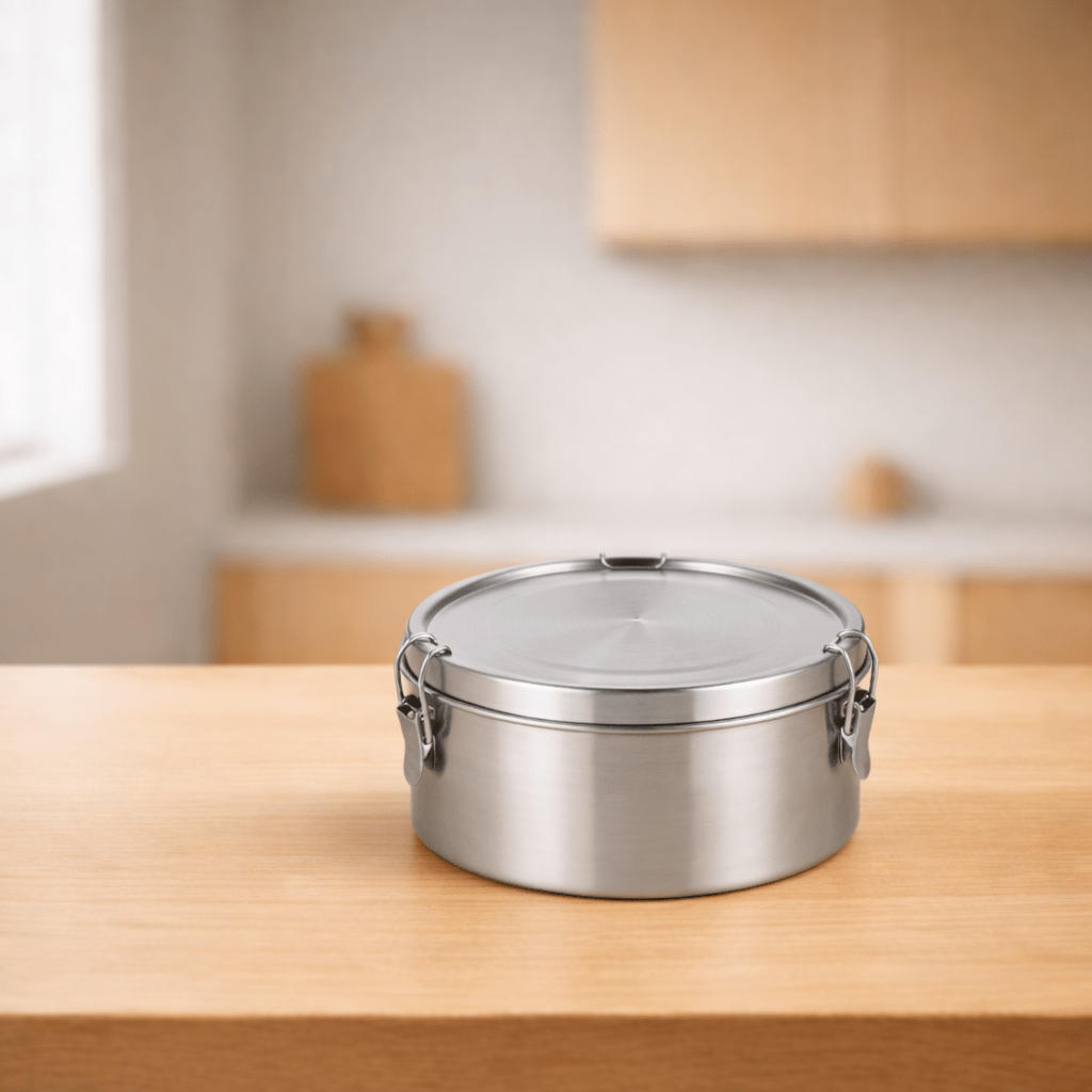 RVS Lunchbox rond 1200ml - My Green Deal