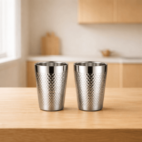 RVS Luxe drinkbeker 350ml set van 2 - My Green Deal