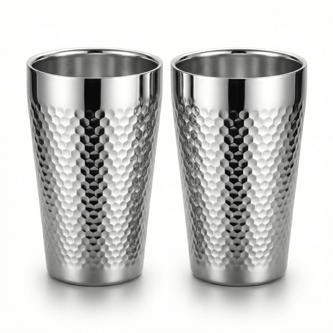 RVS Luxe drinkbeker 350ml set van 2 - My Green Deal