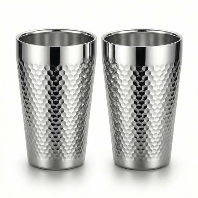 RVS Luxe drinkbeker 350ml set van 2 - My Green Deal