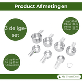 RVS maatbekerset 7 stuks - My Green Deal