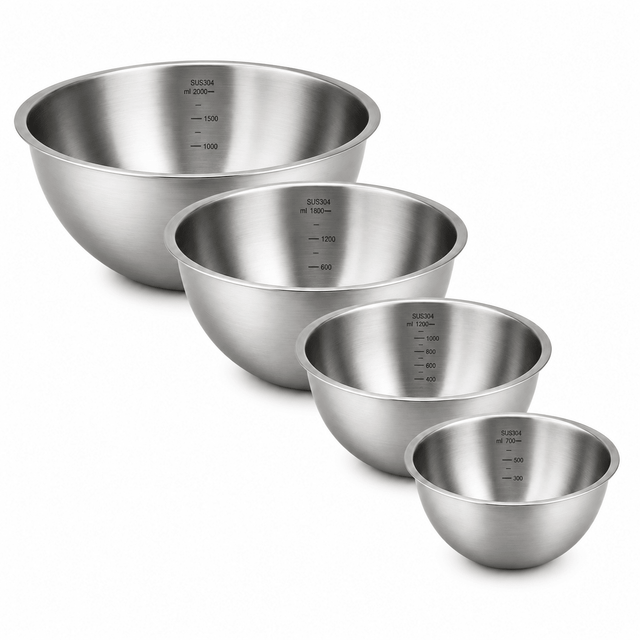 RVS Mengkommen Set – 4 stuks - My Green Deal