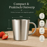 RVS Mok met Handvat - My Green Deal