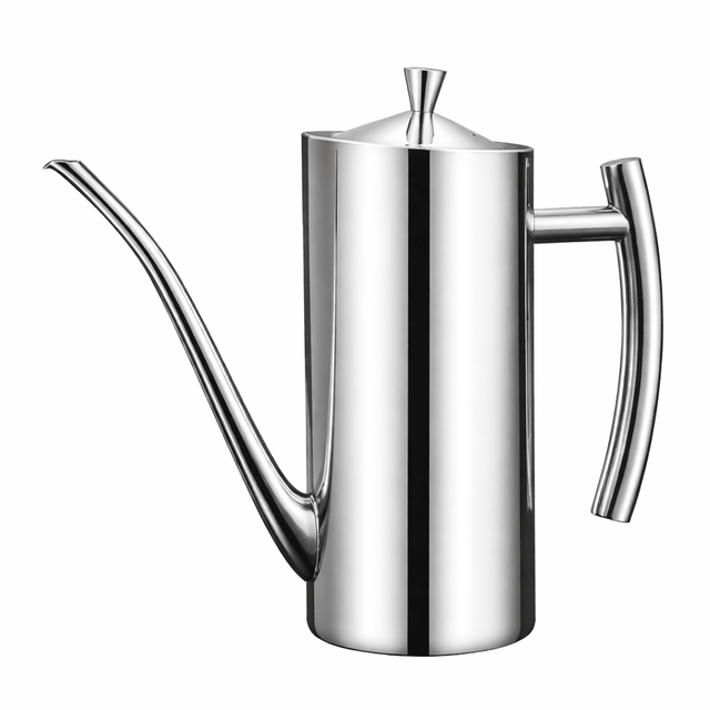 RVS olijfoliekan Zilver - My Green Deal