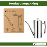 RVS olijfoliekan Zilver - My Green Deal