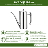RVS olijfoliekan Zilver - My Green Deal