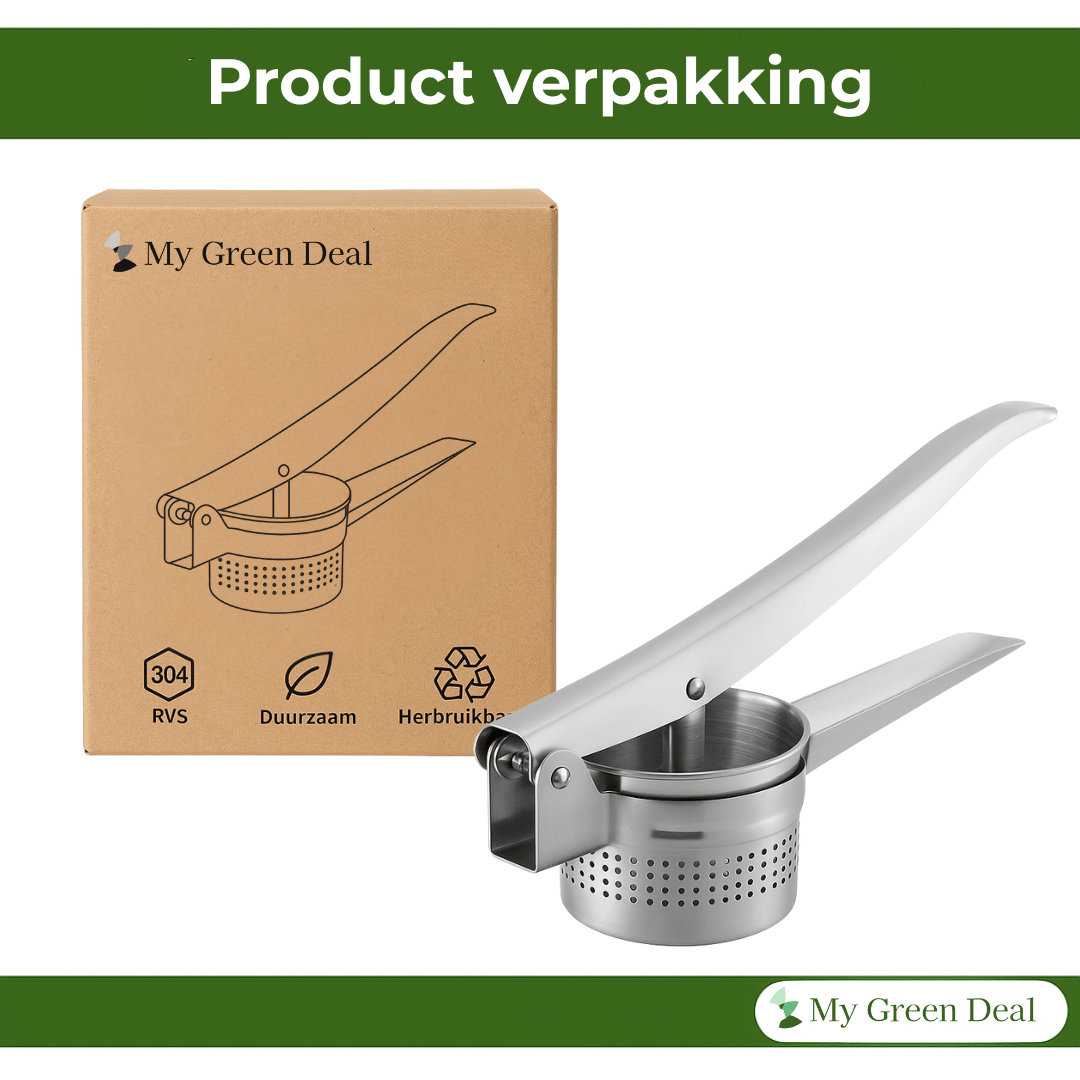 RVS Pureeknijper 27,5 cm - My Green Deal