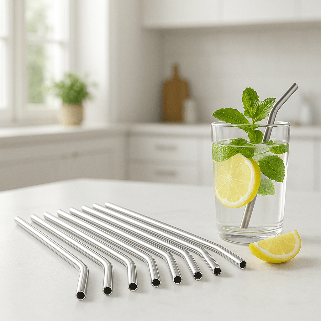 RVS Rietjes Set (8 - delig) - My Green Deal