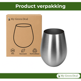 RVS Tumbler – Drinkbeker voor Wijn & Cocktails - My Green Deal