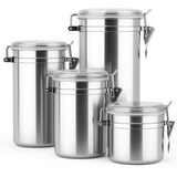 RVS Voorraadbussen Set – 4 stuks - My Green Deal