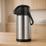 Retourdeal - RVS Thermoskan met pomp 3L - My Green Deal