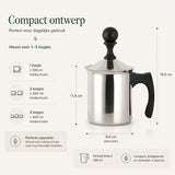 RVS Melkopschuimer 400 ml - My Green Deal