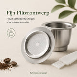 RVS Espresso Capsule – Herbruikbaar - My Green Deal