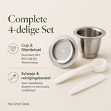 RVS Espresso Capsule – Herbruikbaar - My Green Deal