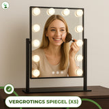My Green Deal - Hollywood Make Up Spiegel met Verlichting Zwart