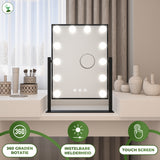 My Green Deal - Hollywood Make Up Spiegel met Verlichting Zwart