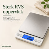 RVS Digitale Precisie Weegschaal - My Green Deal