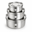 RVS Lunchbox rond– Set van 3 - My Green Deal