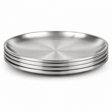Luxe Grote RVS Borden Set (4-delig) - 26cm - My Green Deal