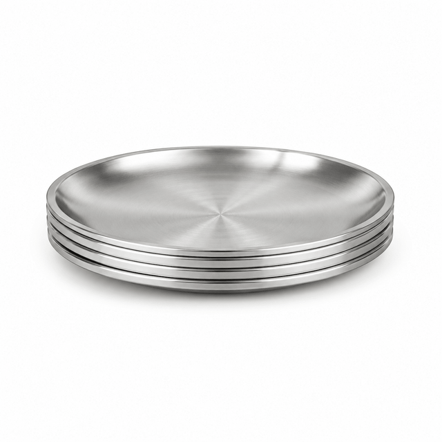 Luxe RVS Borden Set (4-delig) - 20cm - My Green Deal