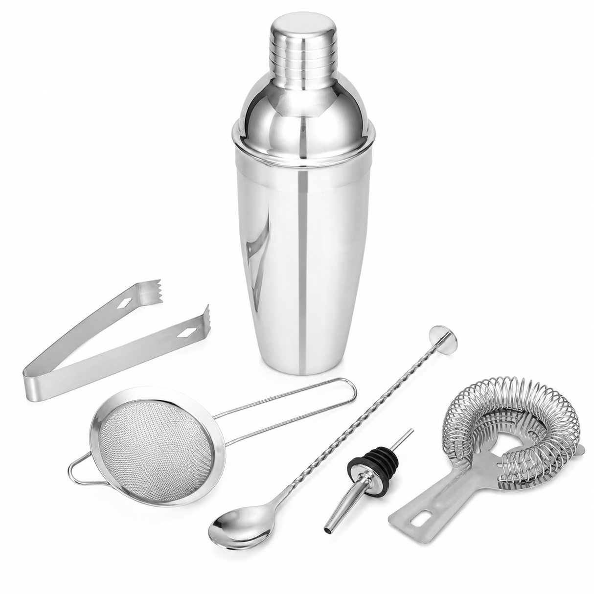 RVS Cocktailset 6-delig