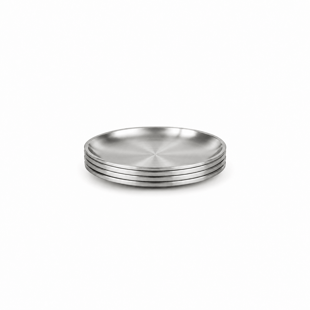 Retouren-Deal - Edelstahl-Teller 14cm