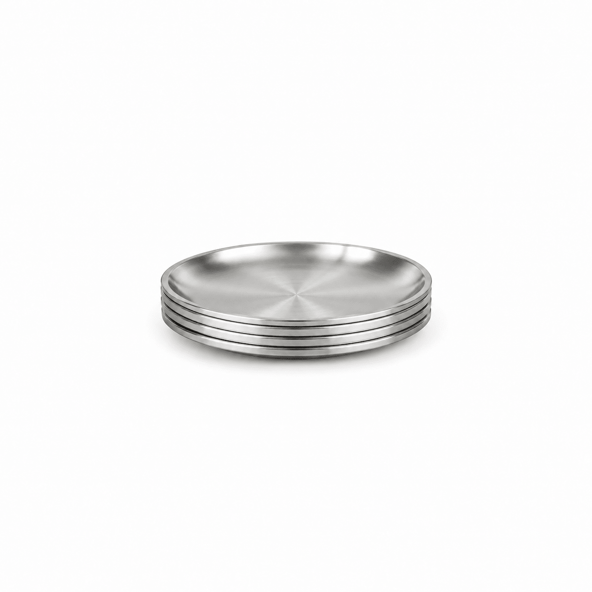 Luxe Kleine RVS Borden Set (4-delig) - 14cm - My Green Deal