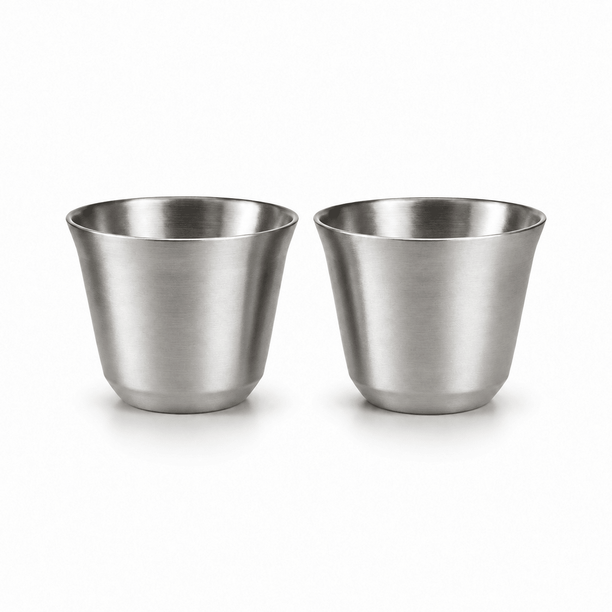 RVS Espressokopjes set van 2 Zilver - 80 ml - My Green Deal