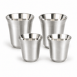 RVS koffiekopjes set - zilver - My Green Deal