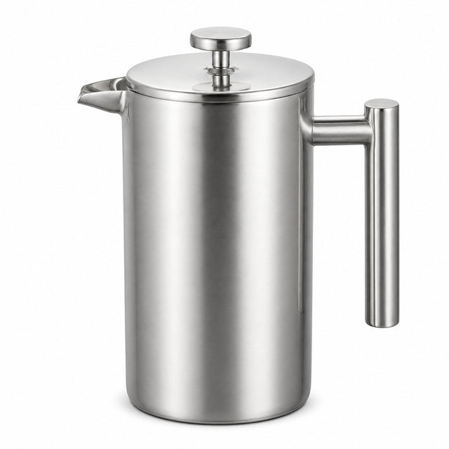 RVS French press 600ml - My Green Deal