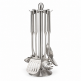 RVS Keukengerei set met houder