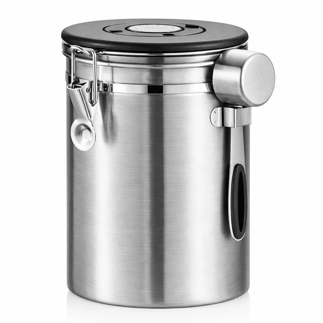 RVS Koffie Bewaarbus 1.8L Zilver - My Green Deal