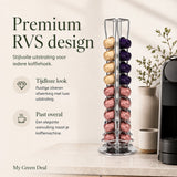 RVS Capsulehouder Zilver - My Green Deal