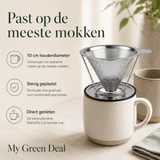 RVS Koffiefilter Herbruikbaar - My Green Deal