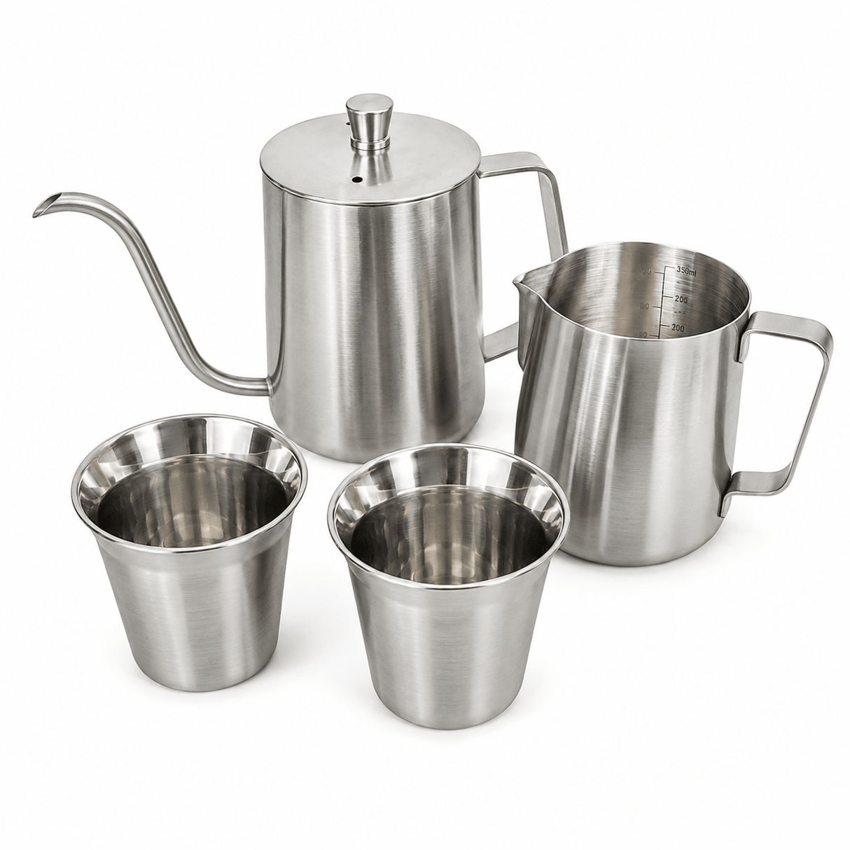 RVS Koffie bundel zilver - My Green Deal
